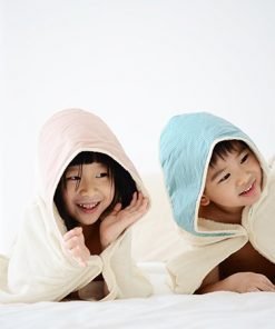 多用途寶寶成長浴巾，圍裙、浴巾、嬰兒包巾、兒童浴袍，四大功能一次滿足。